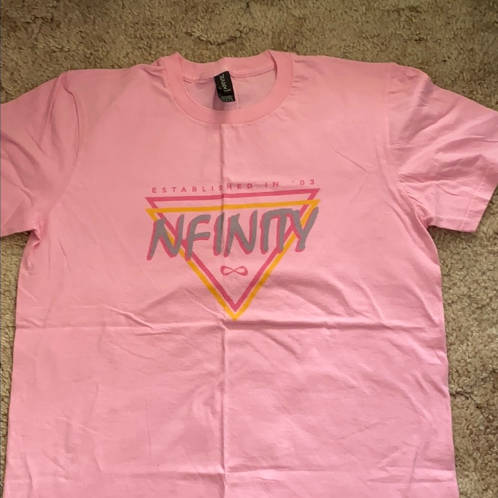 Nfinity cheer t shirt